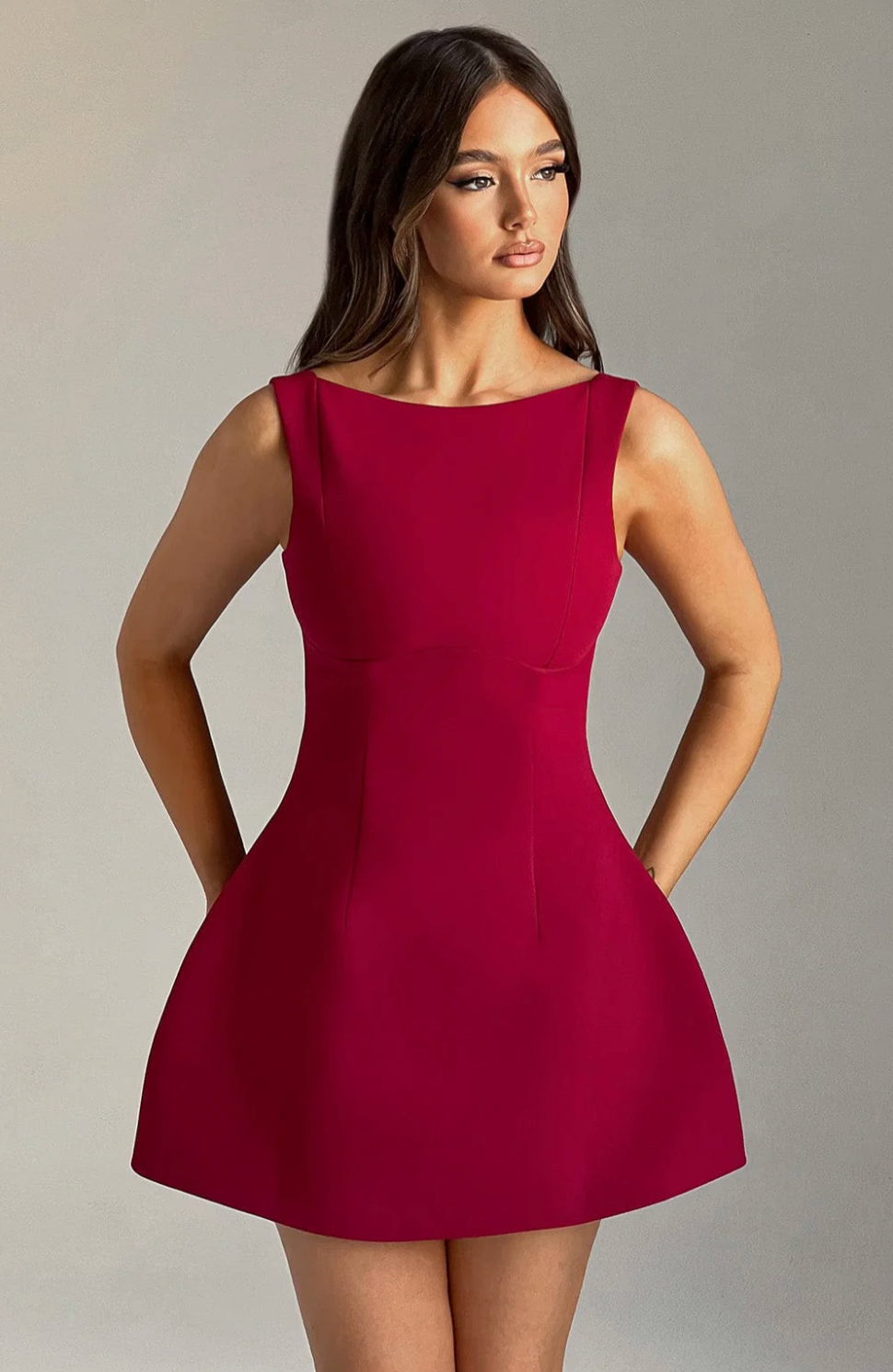 Vestido Corto Fiesta Falda Burbuja – VC-FI-01