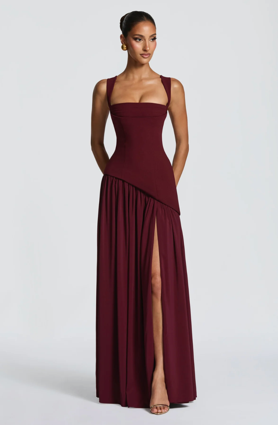 Vestido Largo Fiesta Plisado – VL-FI-01