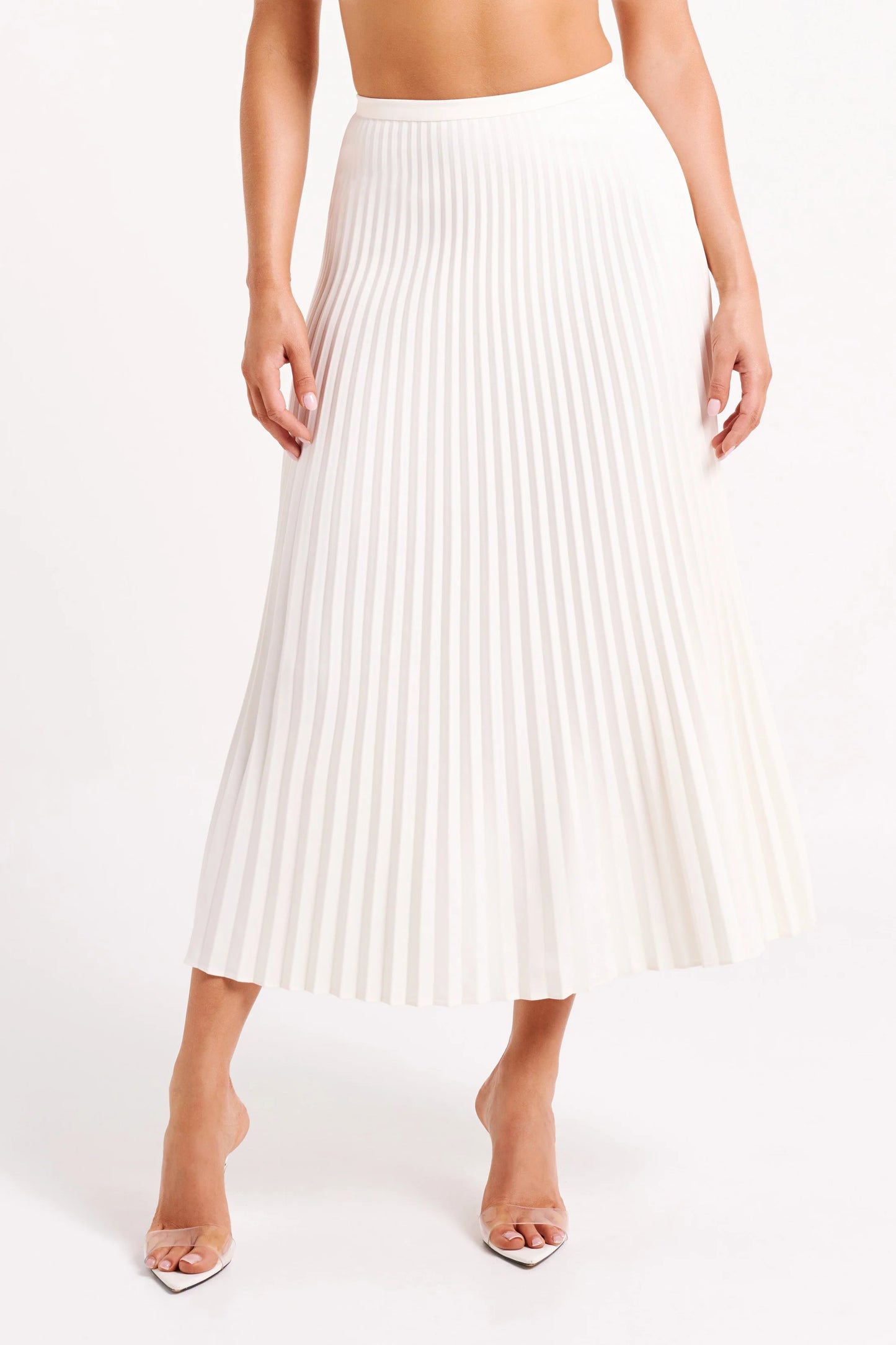 Falda Blanca Midi (Ref. 1002)